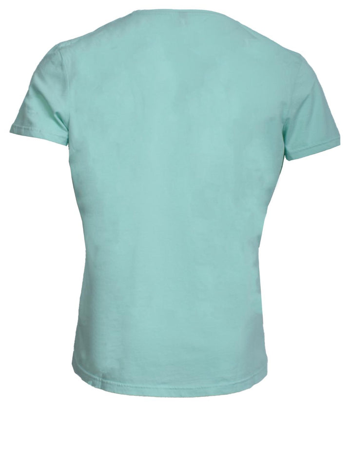 04651 R-Neck Jersey Tee-100% katoen-HEREN POLO'S & T-SHIRTS-Groen