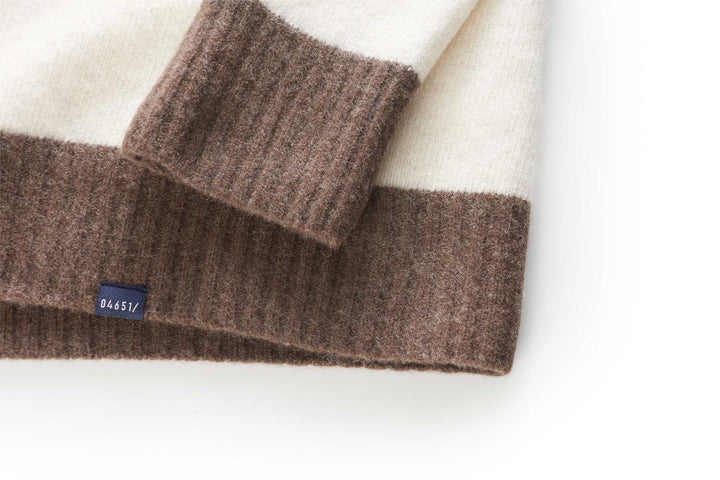 04651/ trui-100% wol-HEREN TRUIEN & VESTEN-Grijs