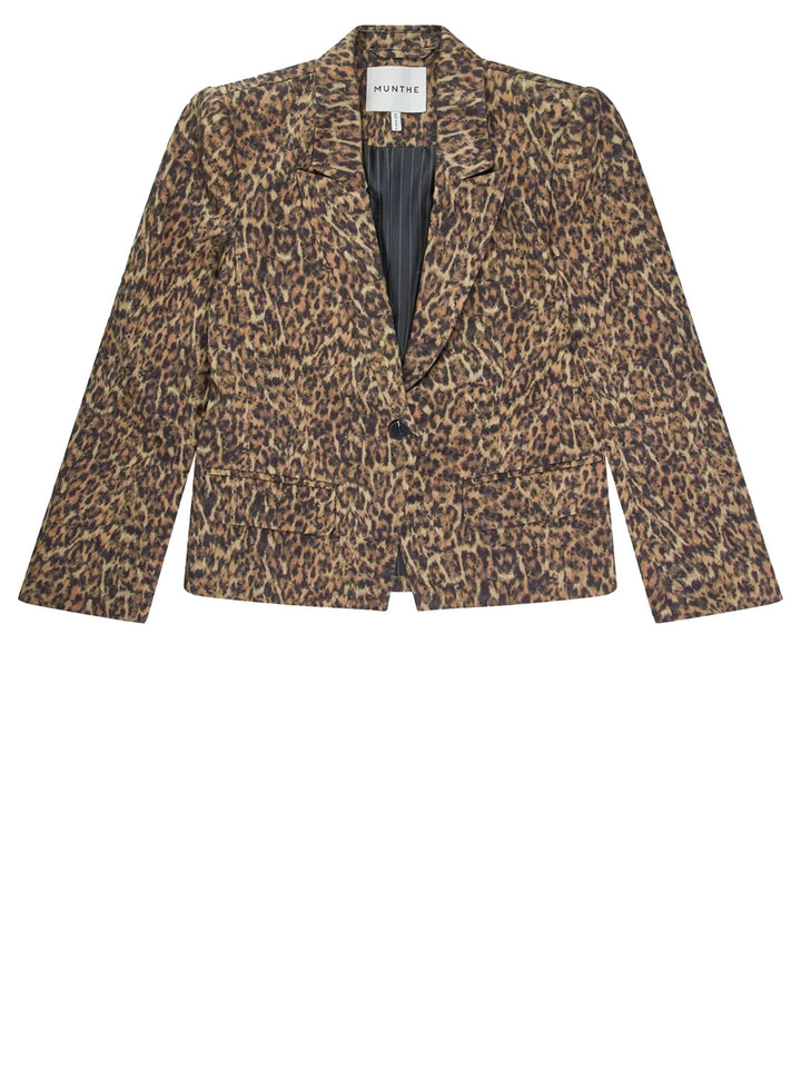 100% tencel-DAMES BLAZERS & GILETS-Bruin