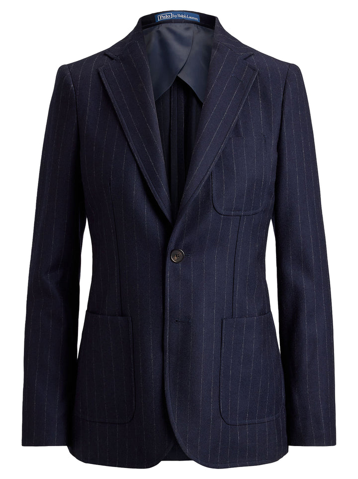 100% wol<br />Voering: 100% cupro<br />Voering mouw: 52% viscose, 48% acetaat-DAMES BLAZERS & JASJES-Blauw