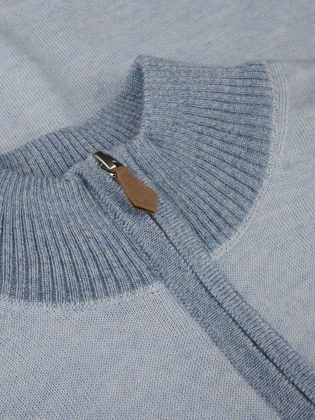 100% wol-HEREN TRUIEN & VESTEN-Blauw