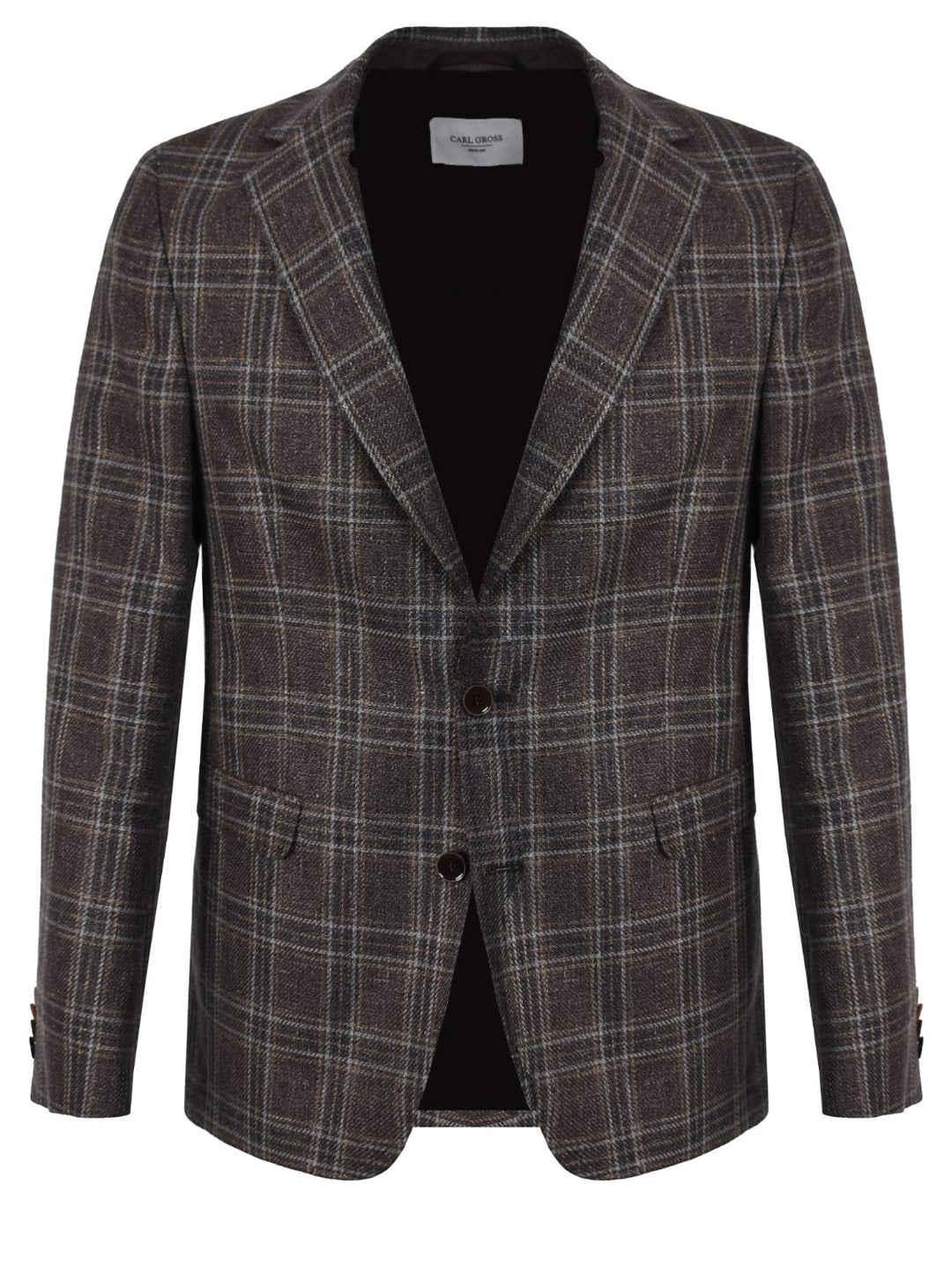 7 Dials Bill colbert-46% katoen, 54% polyester-HEREN PAKKEN & COLBERTS-Bruin