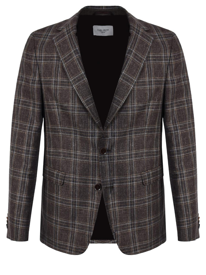 7 Dials Bill colbert-46% katoen, 54% polyester-HEREN PAKKEN & COLBERTS-Bruin