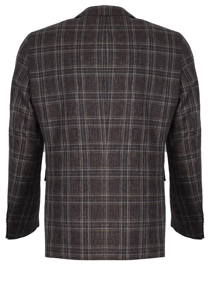 7 Dials Bill colbert-46% katoen, 54% polyester-HEREN PAKKEN & COLBERTS-Bruin