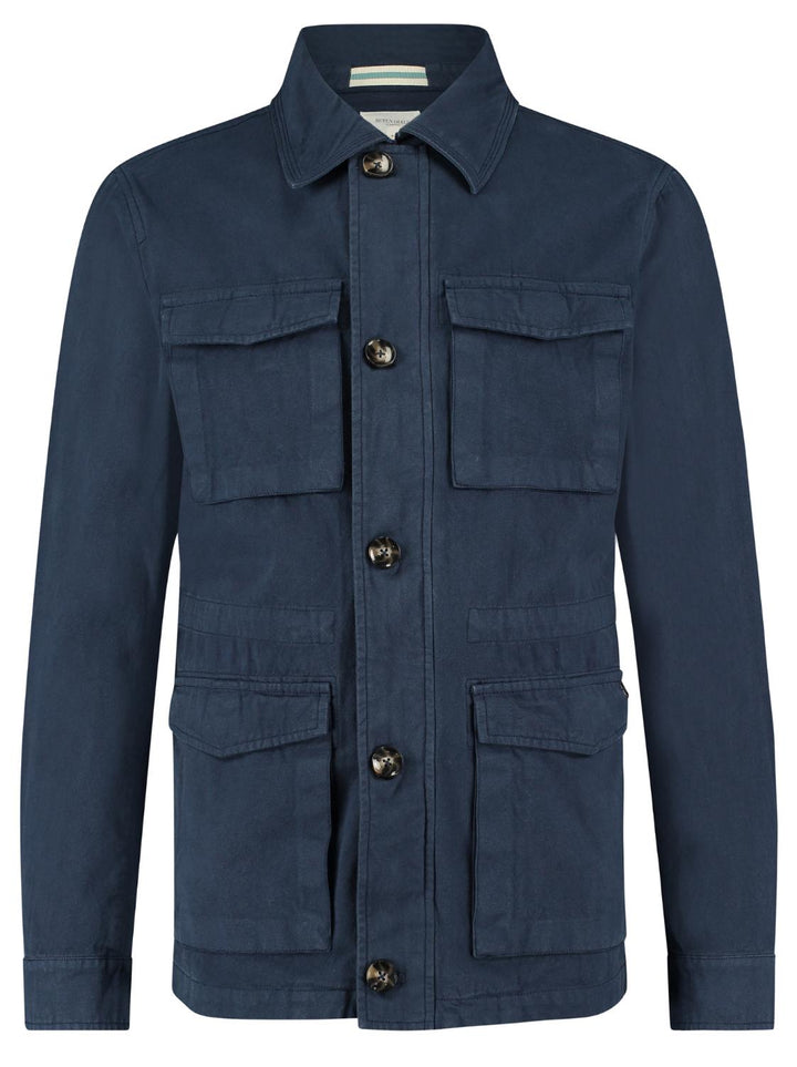 7 Dials Casper jack-100% katoen-HEREN JASSEN & JACKS-Blauw