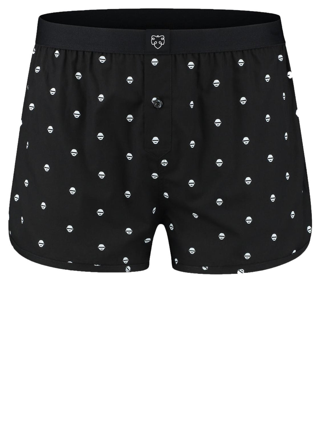 A-dam Boxershorts Darius-95% katoen, 5% elasthaan-HEREN ONDER- EN BADMODE-Zwart