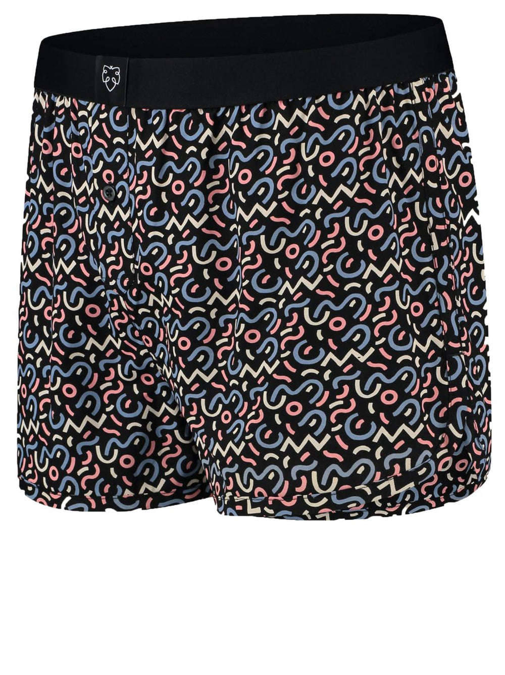 A-dam Boxershorts Melchior-95% katoen, 5% elasthaan-HEREN ONDER- EN BADMODE-Blauw