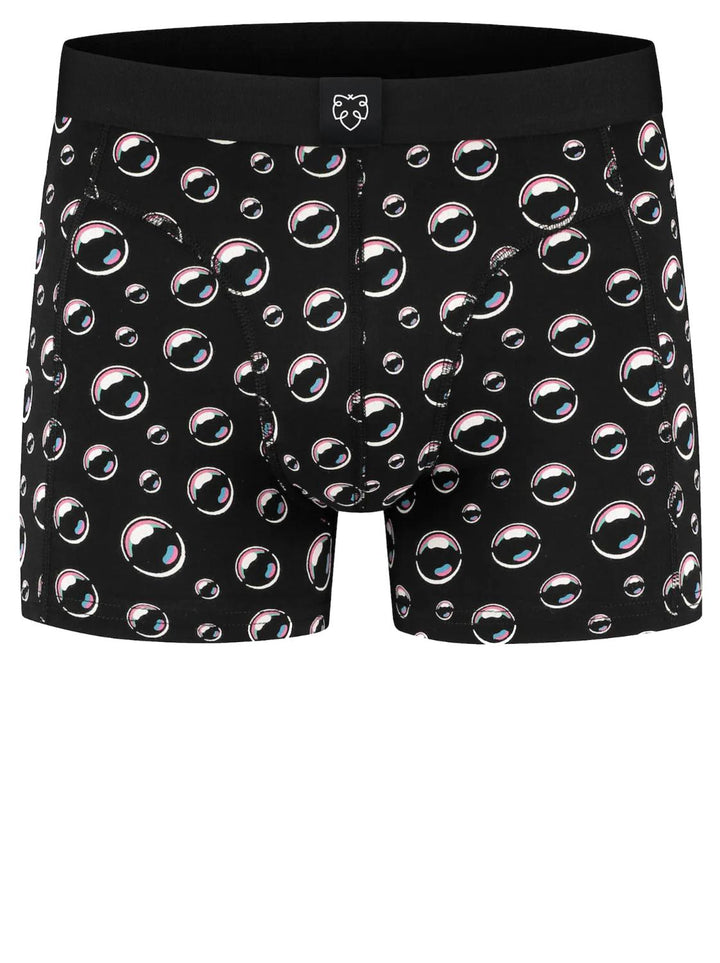 A-dam Underwear Bubble-95% katoen, 5% elasthaan-HEREN ONDER- EN BADMODE-Zwart