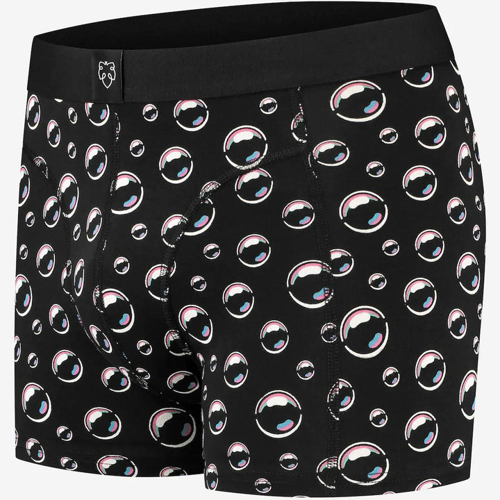 A-dam Underwear Bubble-95% katoen, 5% elasthaan-HEREN ONDER- EN BADMODE-Zwart