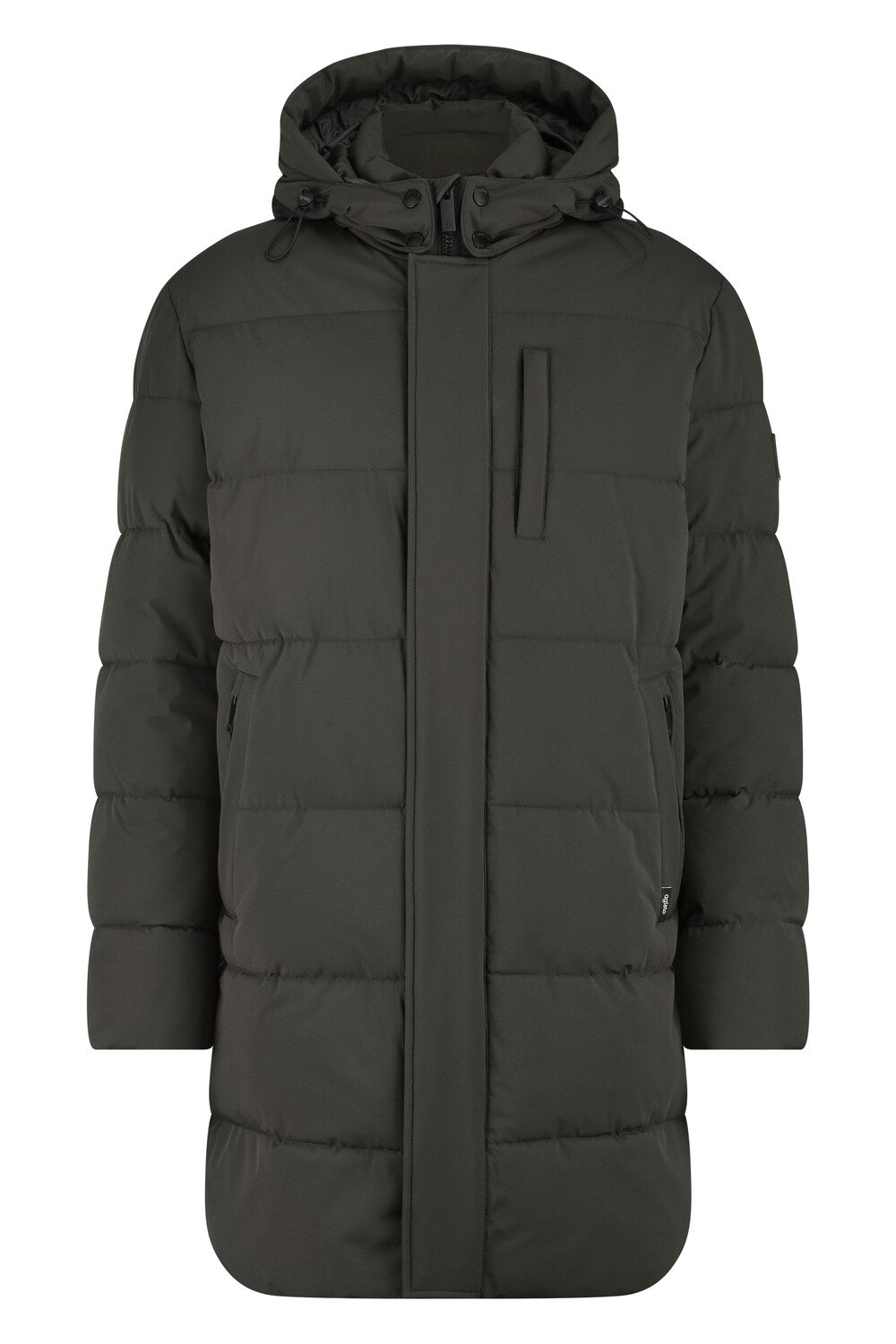 Agiato Gianni Sportieve Jas – Bruin-88% polyamide, 12% elastaan-HEREN JASSEN & JACKS-Bruin