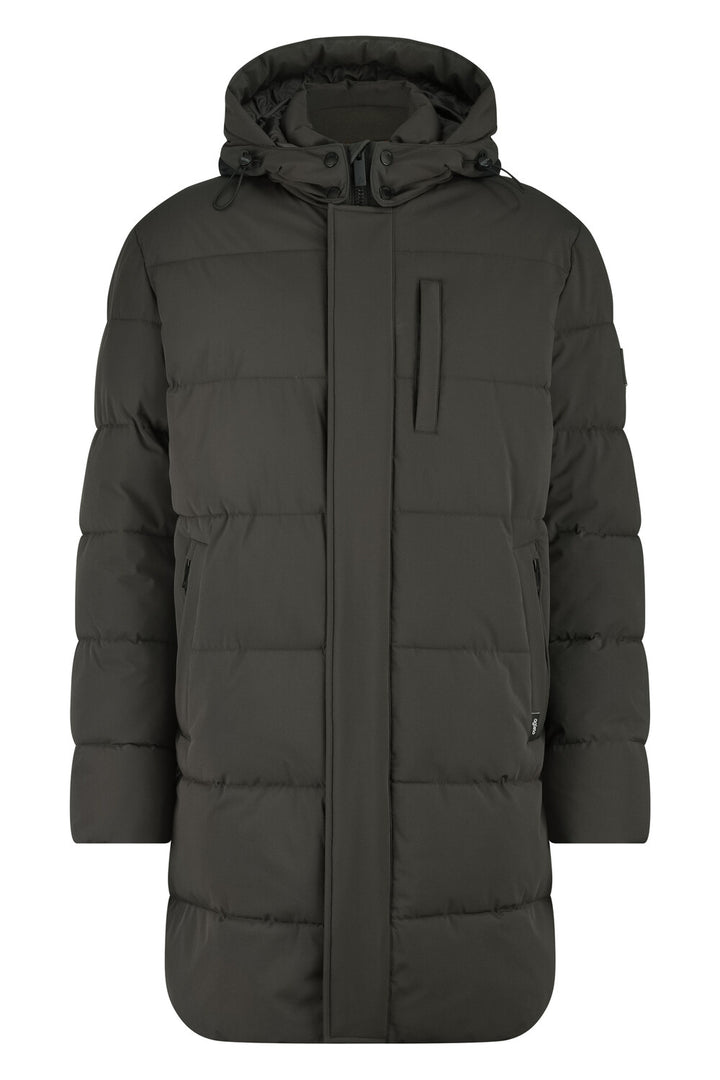 Agiato Gianni Sportieve Jas – Bruin-88% polyamide, 12% elastaan-HEREN JASSEN & JACKS-Bruin