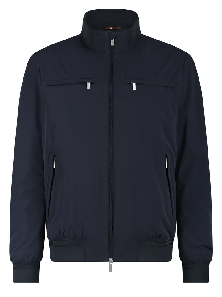 Agiato Stefano Sportief Jack – Blauw-100% polyester-HEREN JASSEN & JACKS-Blauw