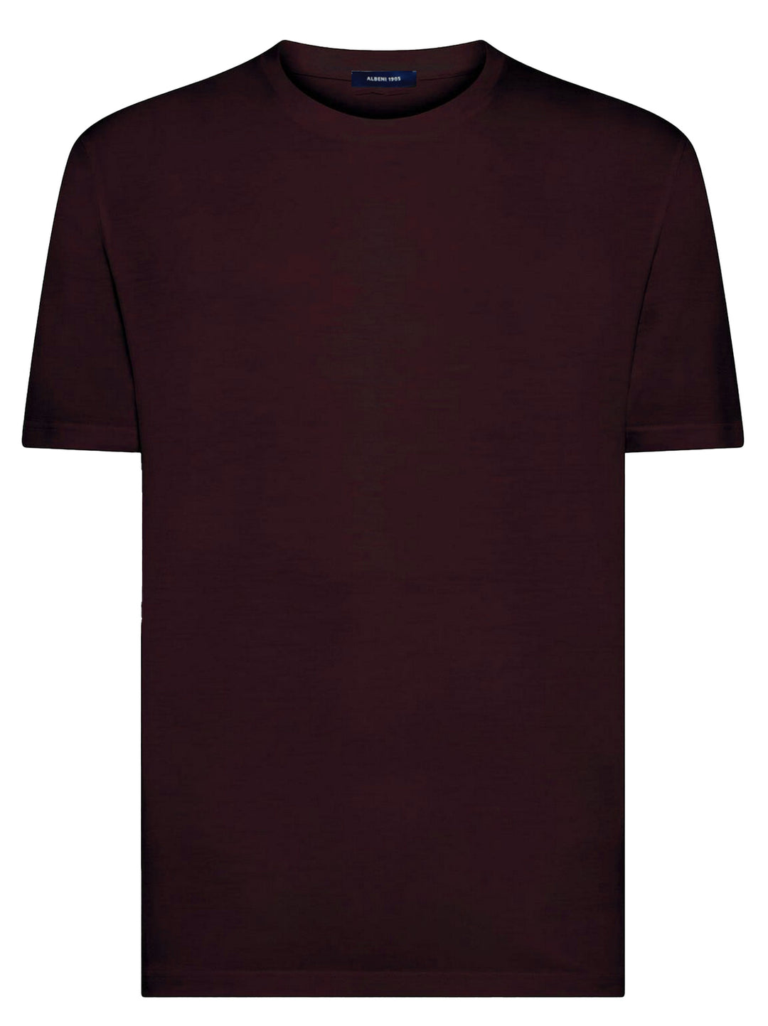 Albeni 1905 Merino T-shirt Paars-100% wol-HEREN POLO'S & T-SHIRTS-Paars