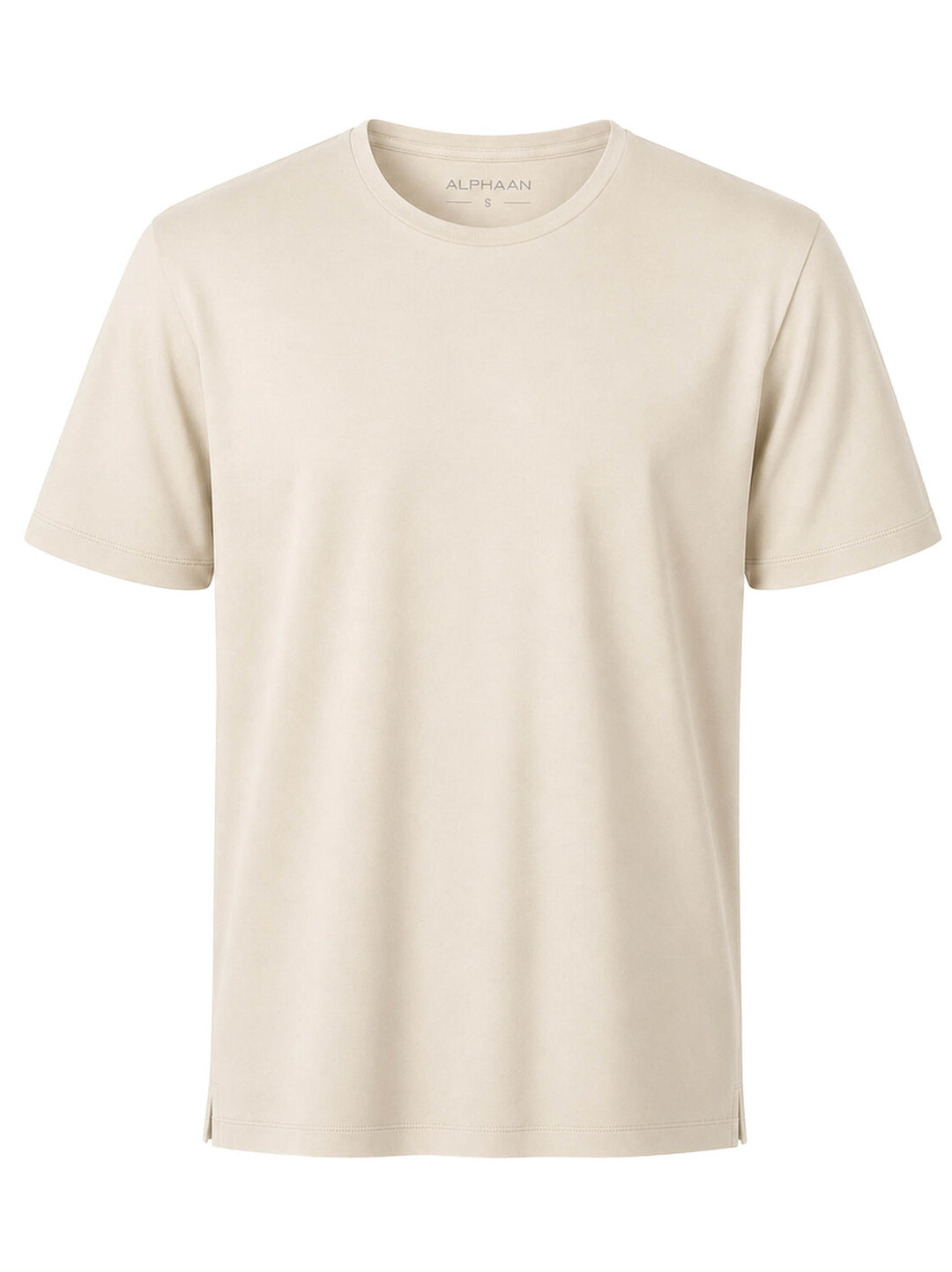 ALPHAAN Alpaqua T-shirt – Beige-55% modal, 39% polyester, 6% elastaan-HEREN POLO'S & T-SHIRTS-Beige