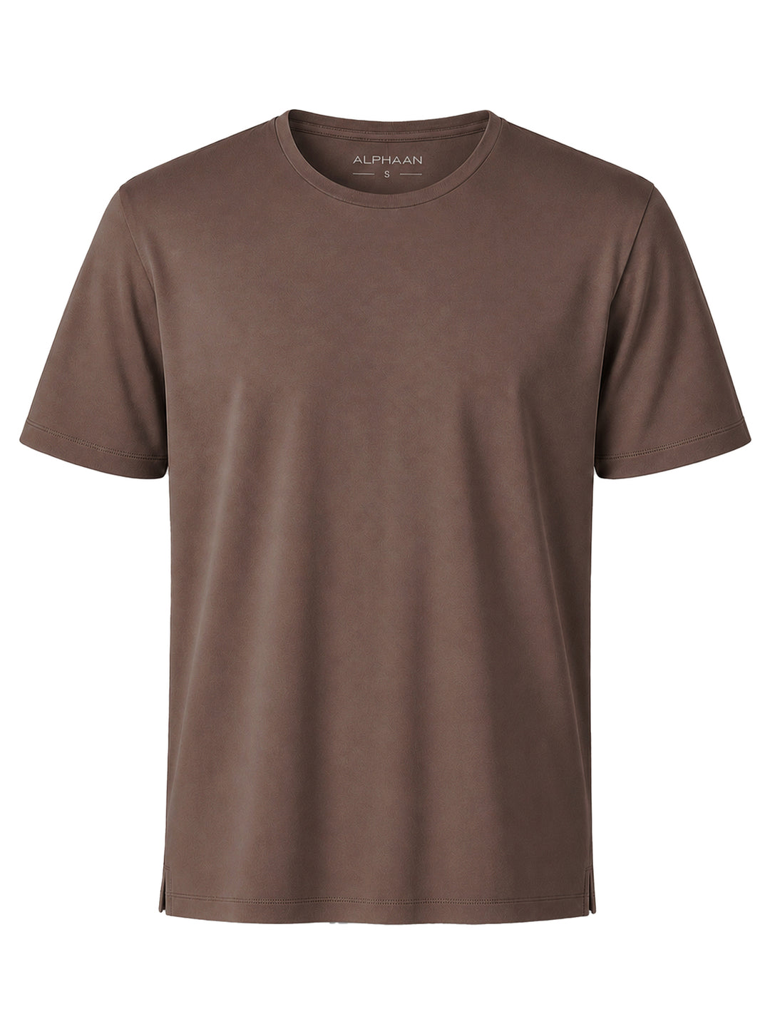 ALPHAAN Alpaqua T-shirt – Bruin-55% modal, 39% polyester, 6% elastaan-HEREN POLO'S & T-SHIRTS-Bruin
