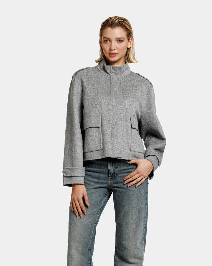 Alter Ego Beverly - Grey-50% Wol<br />50% Polyester-DAMES JASSEN & JACKS-Grijs