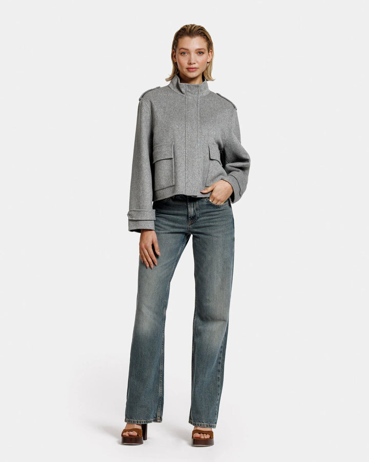 Alter Ego Beverly - Grey-50% Wol<br />50% Polyester-DAMES JASSEN & JACKS-Grijs