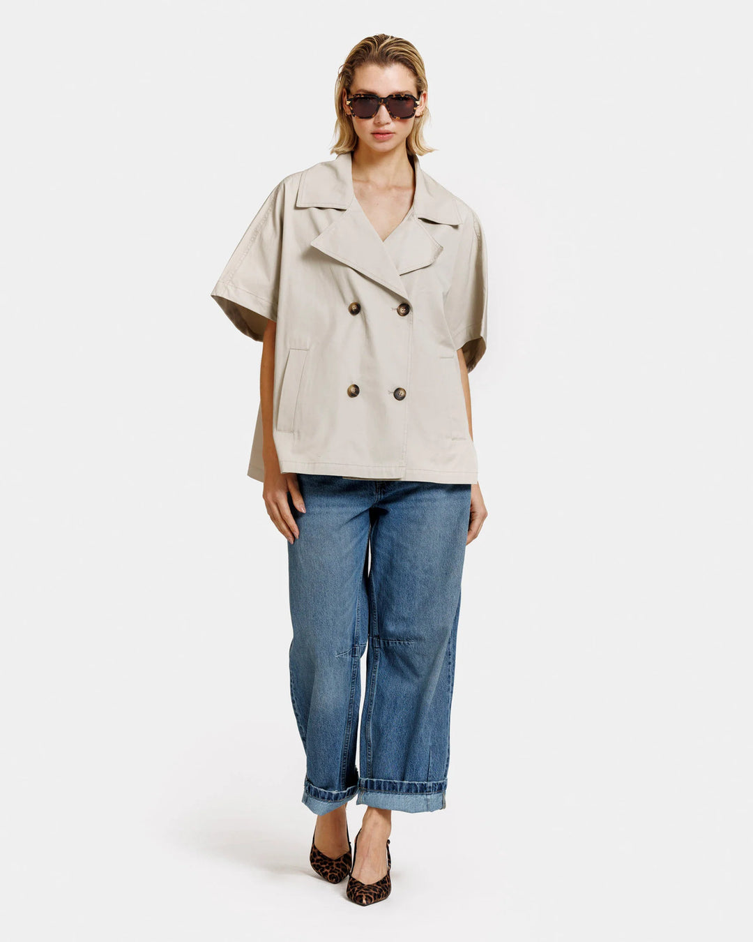 Alter Ego Elin Jas – Ecru-Buitenkant:100% Katoen<br />Binnenkant: 100% Polyester-DAMES JASSEN & JACKS-Room