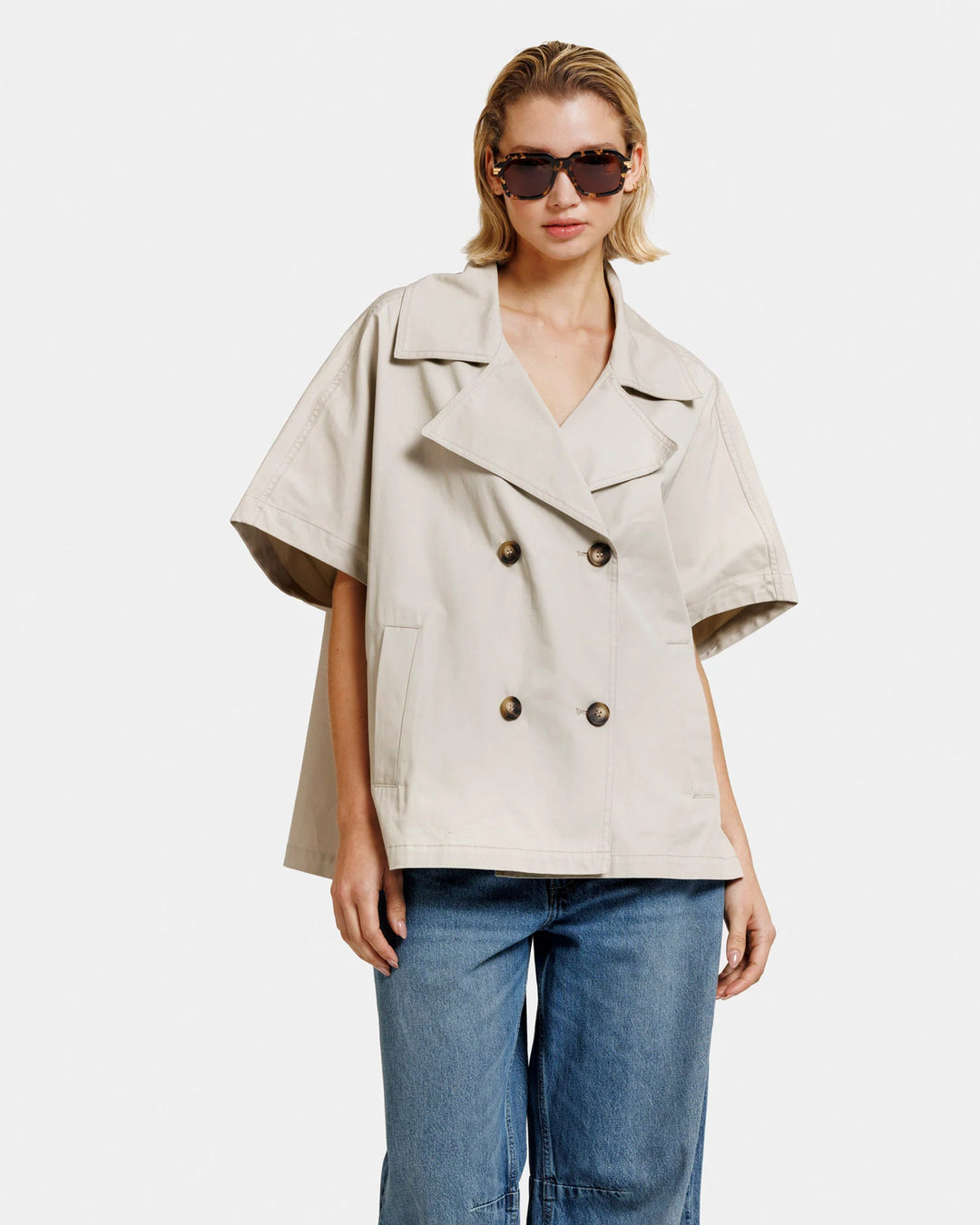 Alter Ego Elin Jas – Ecru-Buitenkant:100% Katoen<br />Binnenkant: 100% Polyester-DAMES JASSEN & JACKS-Room