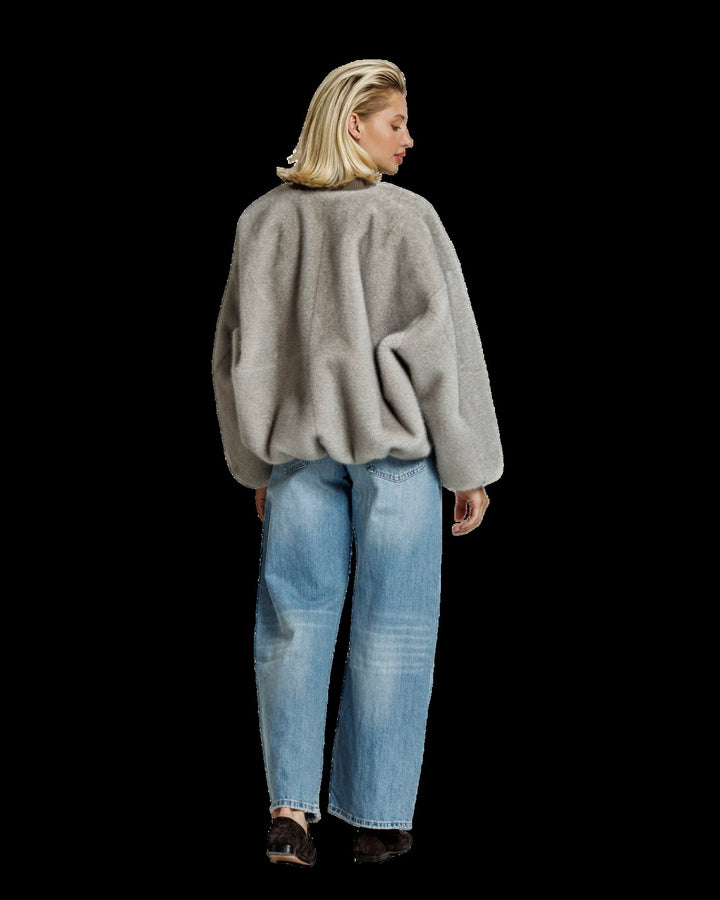 Alter Ego – Jas Pearl Clay Grey-100% polyester-DAMES JASSEN & JACKS-Grijs