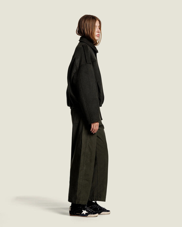 Alter Ego Meghan Wollen Jack – Groen-50% wol, 50% polyester-DAMES JASSEN & JACKS-Groen