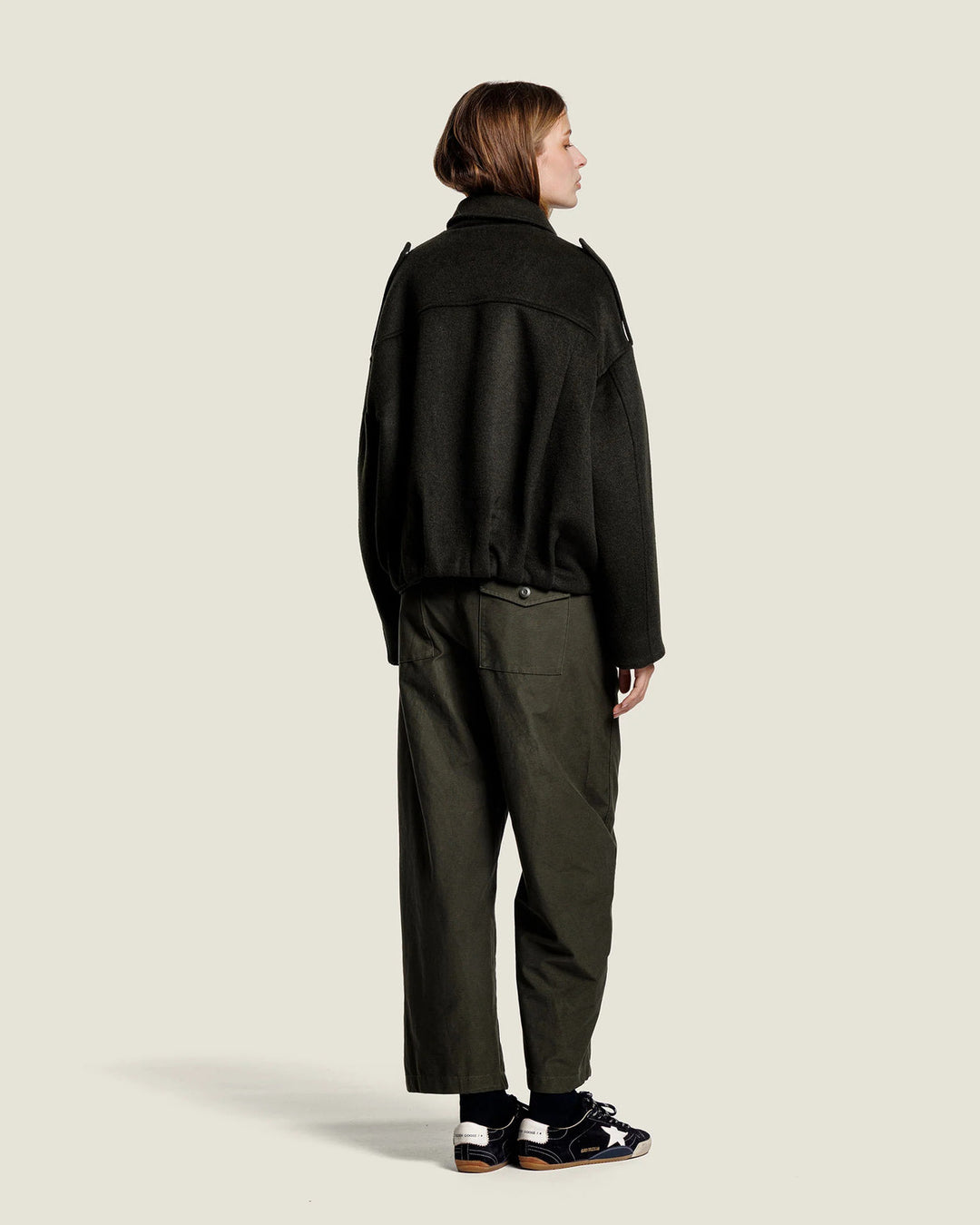 Alter Ego Meghan Wollen Jack – Groen-50% wol, 50% polyester-DAMES JASSEN & JACKS-Groen
