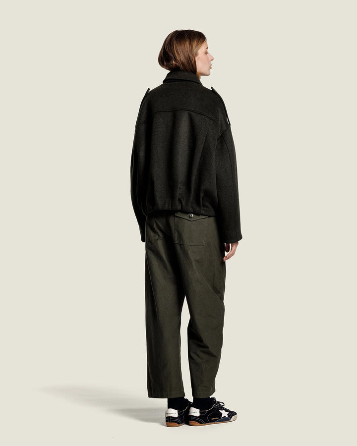 Alter Ego Meghan Wollen Jack – Groen-50% wol, 50% polyester-DAMES JASSEN & JACKS-Groen