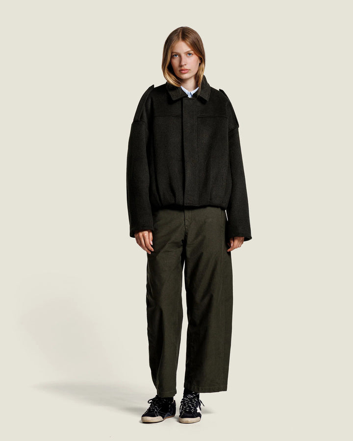 Alter Ego Meghan Wollen Jack – Groen-50% wol, 50% polyester-DAMES JASSEN & JACKS-Groen
