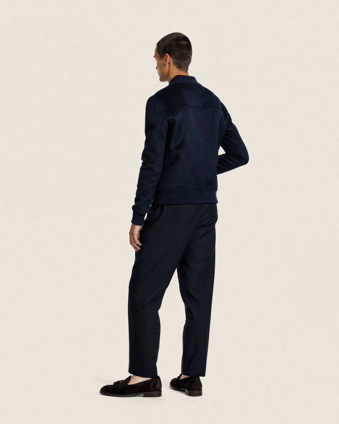 Alter Ego Mick Wollen Jack – Night Blue-50% wol, 50% polyester-HEREN JASSEN & JACKS-Blauw