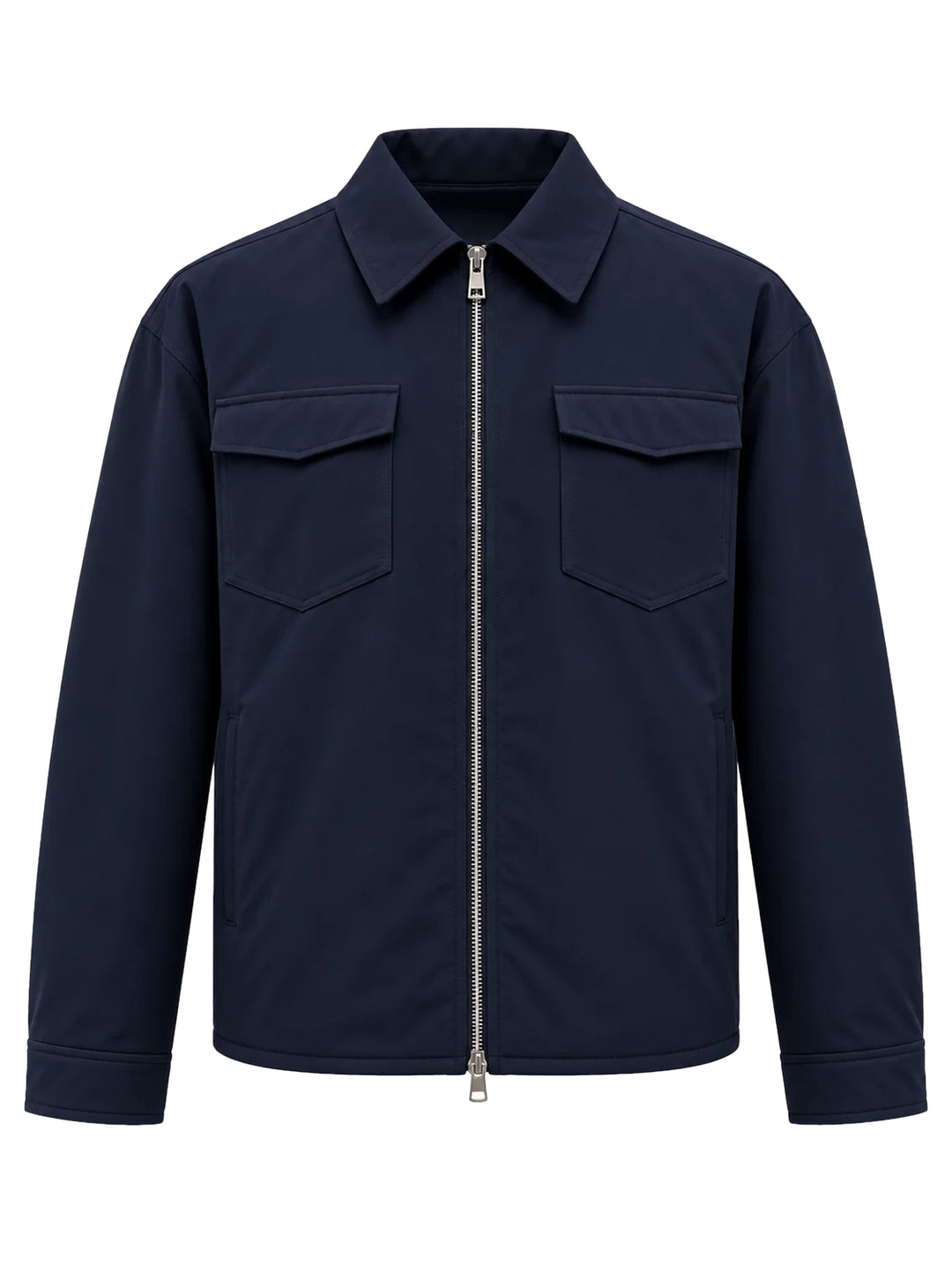 Alter Ego Robert Suède Overshirt – Blauw-74% polyamide, 26% elastaan-HEREN SHIRTS-Blauw