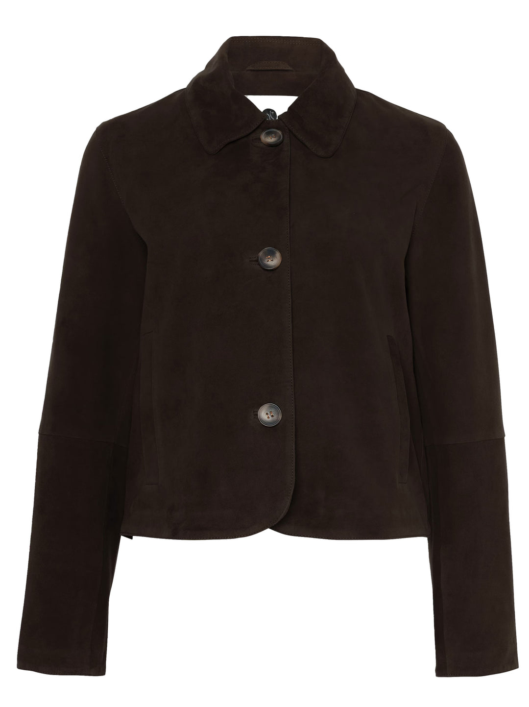 Alter Ego Rocky Leren jack – Coffee-100% suede leer-DAMES JASSEN & JACKS-Bruin
