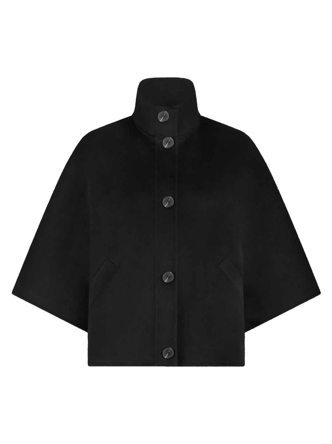 Alter Ego – Wollen Jas Liv Black-50% wol, 50% polyester-DAMES JASSEN & JACKS-Zwart