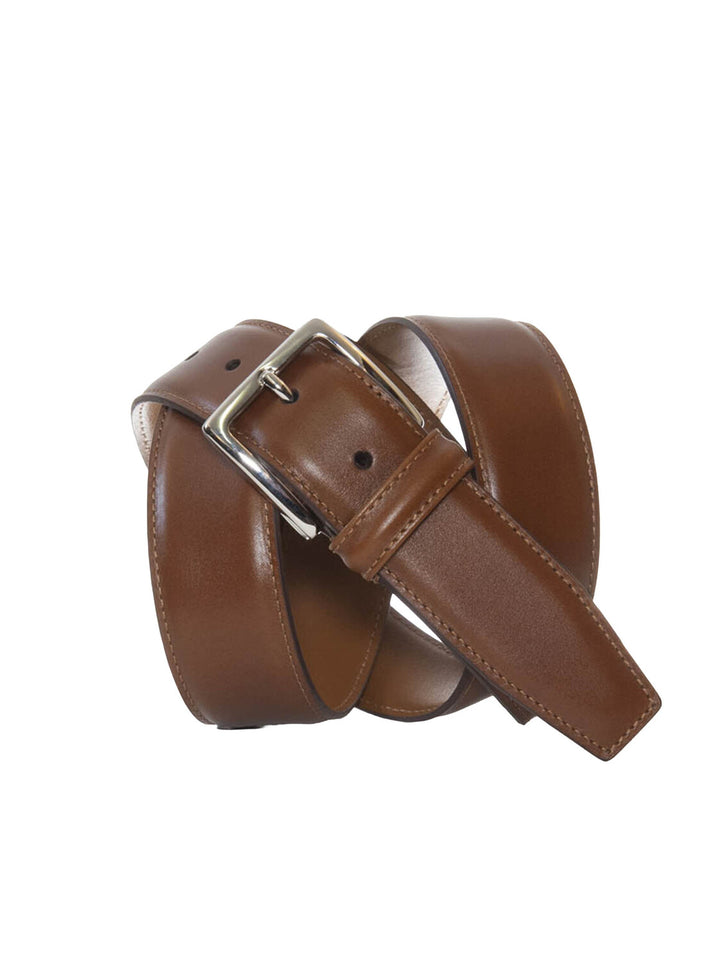 Anderson’s Classic stitched belt – Bruin-HEREN SCHOENEN & RIEMEN-Bruin