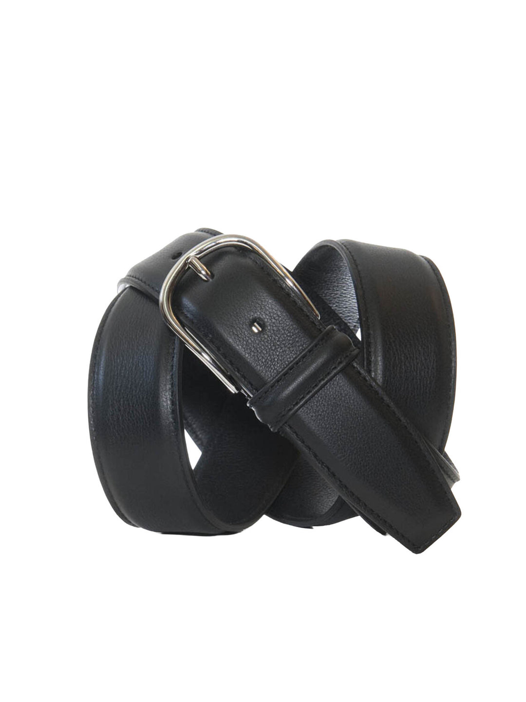 Anderson’s Classic stitched nappa belt – Zwart-HEREN SCHOENEN & RIEMEN-Zwart