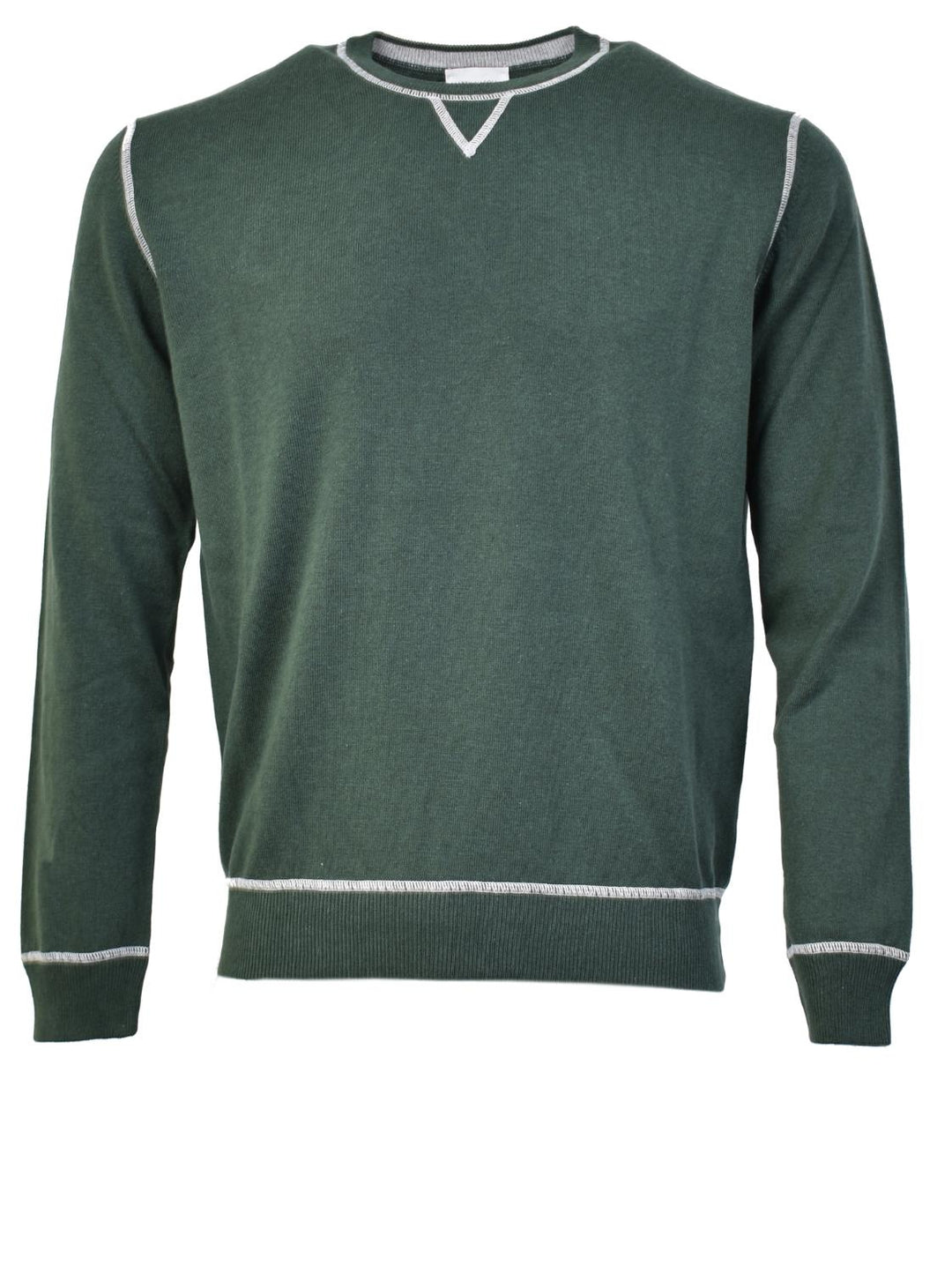 Artu Napoli Misano trui groen-100% katoen-HEREN TRUIEN & VESTEN-Groen