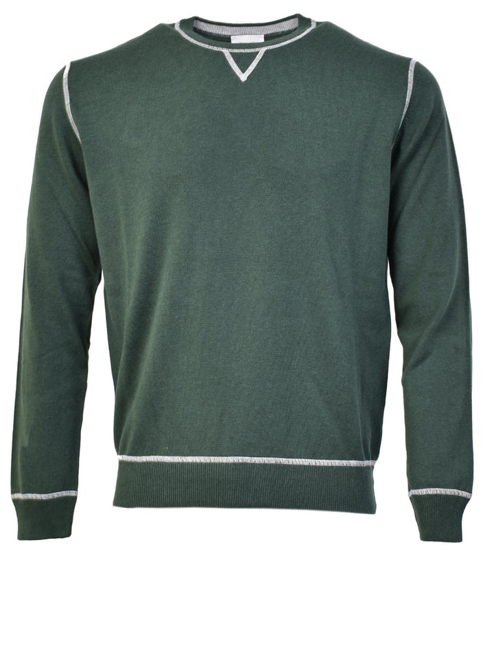 Artu Napoli Misano trui groen-100% katoen-HEREN TRUIEN & VESTEN-Groen