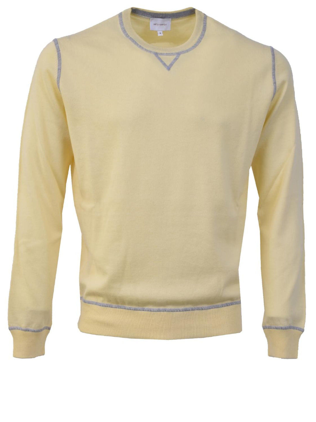 Artu Napoli Pisano trui-100% katoen-HEREN TRUIEN & VESTEN-Geel
