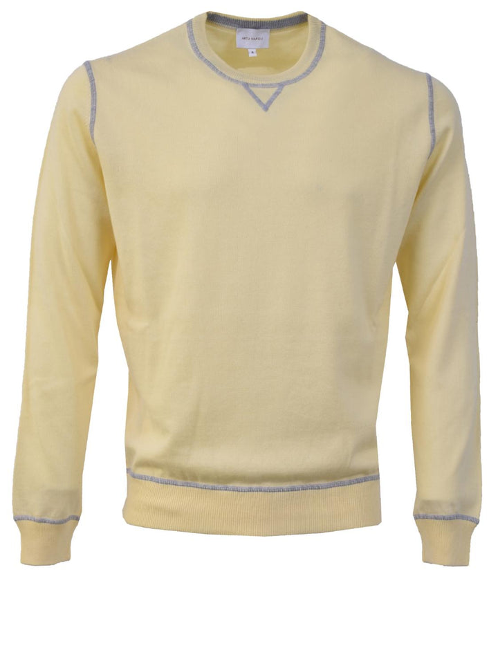 Artu Napoli Pisano trui-100% katoen-HEREN TRUIEN & VESTEN-Geel