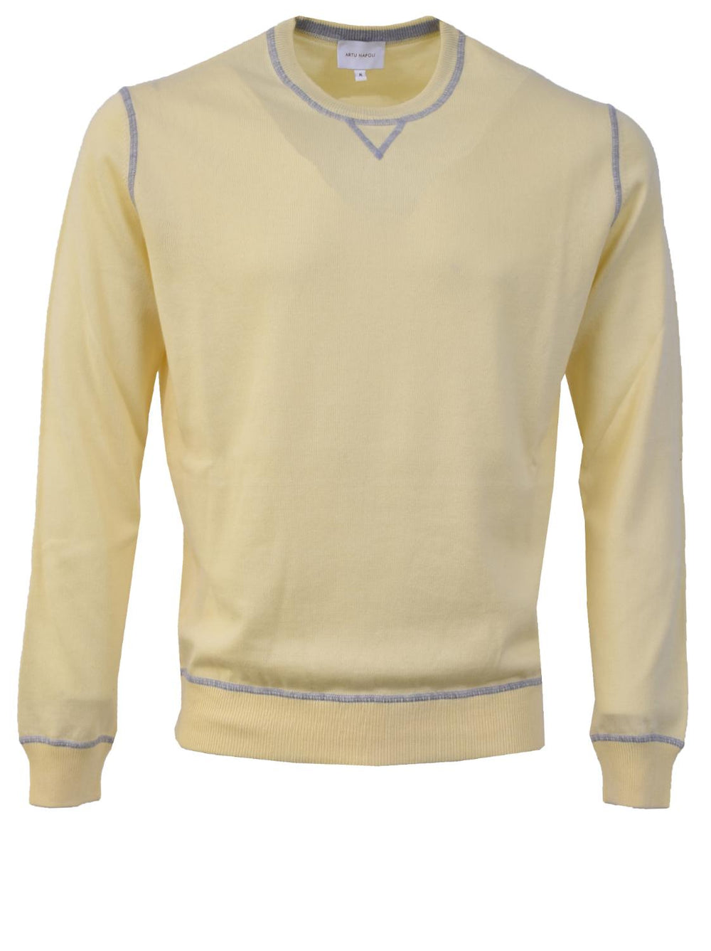 Artu Napoli Pisano trui-100% katoen-HEREN TRUIEN & VESTEN-Geel