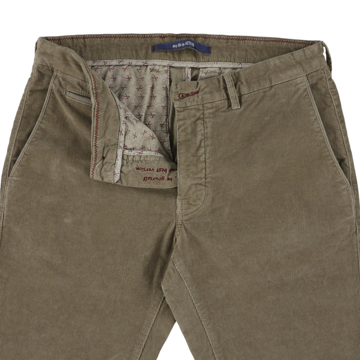 Atelier Noterman 5-Pocket Broek – Beige-97% katoen, 3% elasthaan-HEREN BROEKEN-Beige