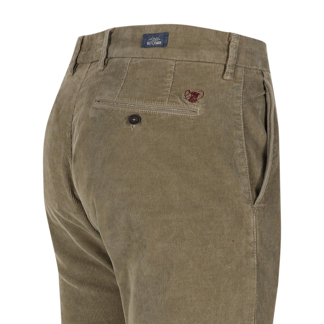 Atelier Noterman 5-Pocket Broek – Beige-97% katoen, 3% elasthaan-HEREN BROEKEN-Beige