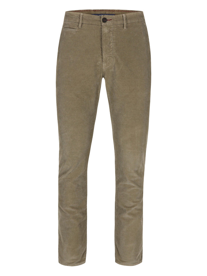 Atelier Noterman 5-Pocket Broek – Beige-97% katoen, 3% elasthaan-HEREN BROEKEN-Beige