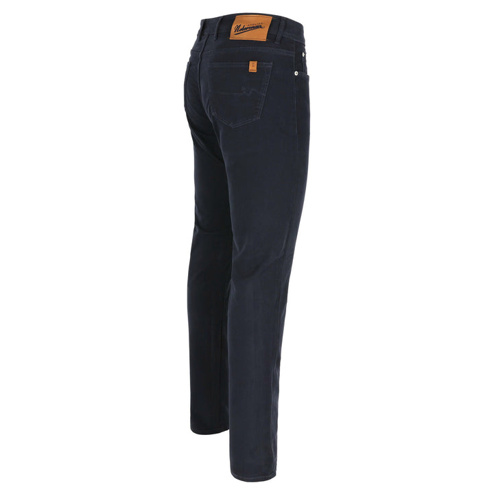 Atelier Noterman 5-Pocket Broek – Blauw-69% katoen, 29% lyocell, 2% elasthaan-HEREN BROEKEN-Blauw