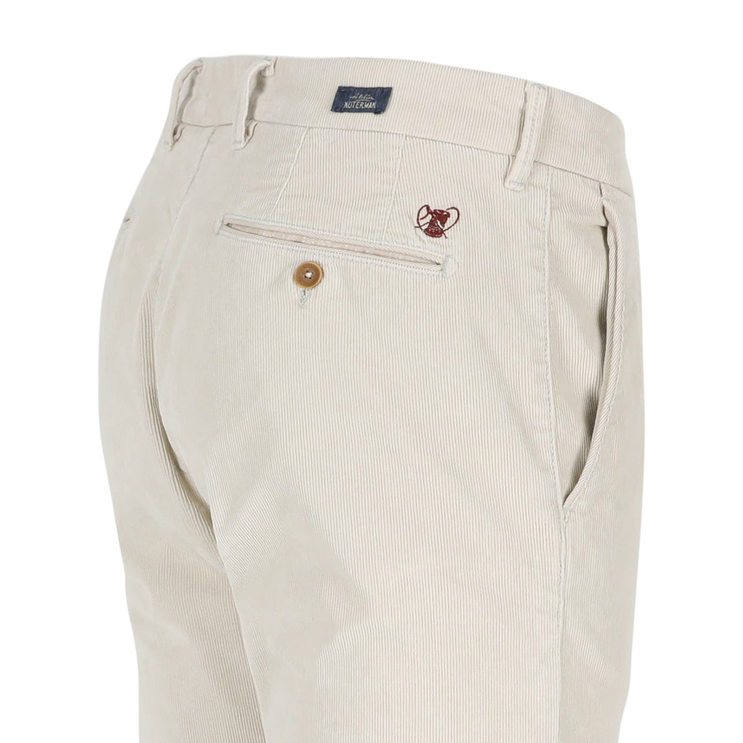 Atelier Noterman 5-Pocket Jeans – Beige-97% katoen, 3% elasthaan-HEREN BROEKEN-Beige