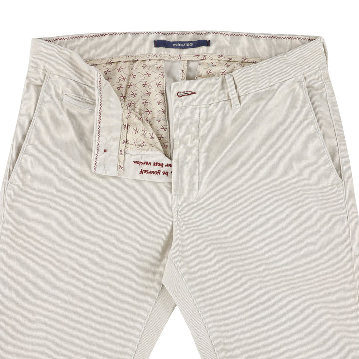 Atelier Noterman 5-Pocket Jeans – Beige-97% katoen, 3% elasthaan-HEREN BROEKEN-Beige