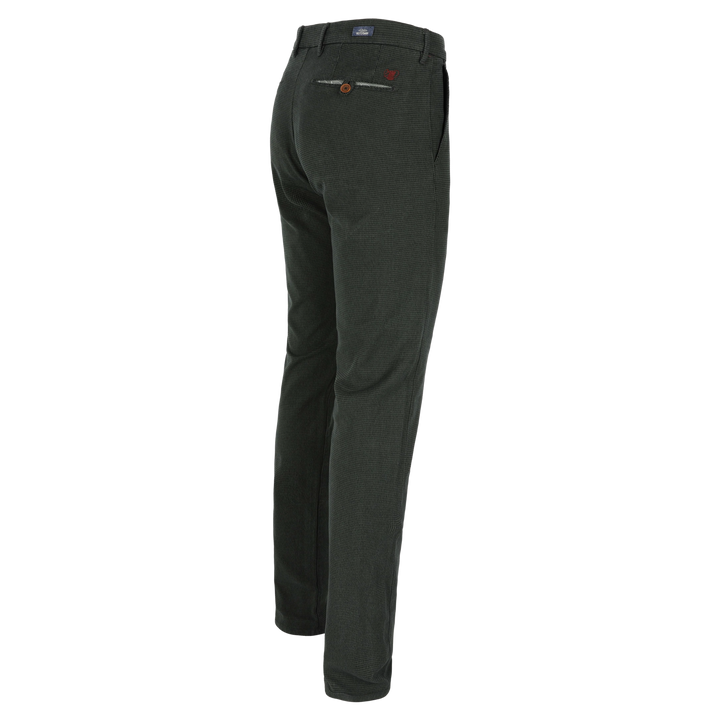 Atelier Noterman ATN05 Slim‑Fit Chino – Groen-48% katoen, 48% modal, 4% elasthaan-HEREN BROEKEN-Groen