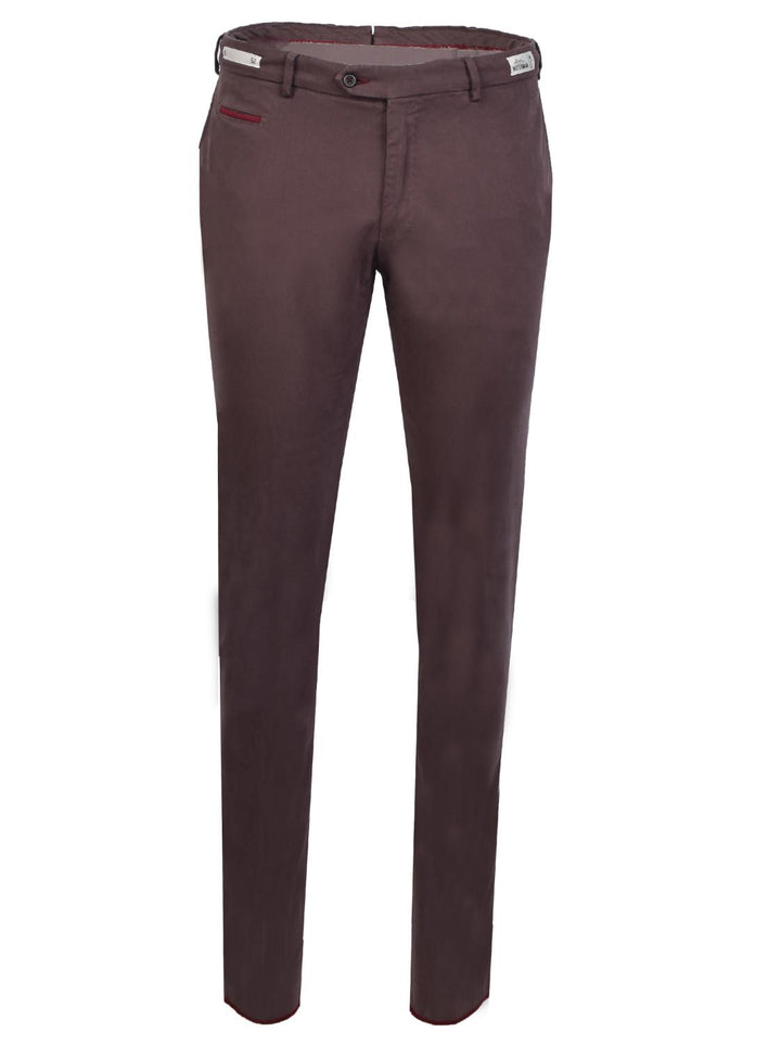 Atelier Noterman chino-54% katoen, 43% modal, 3% elastaan-HEREN BROEKEN-Bruin