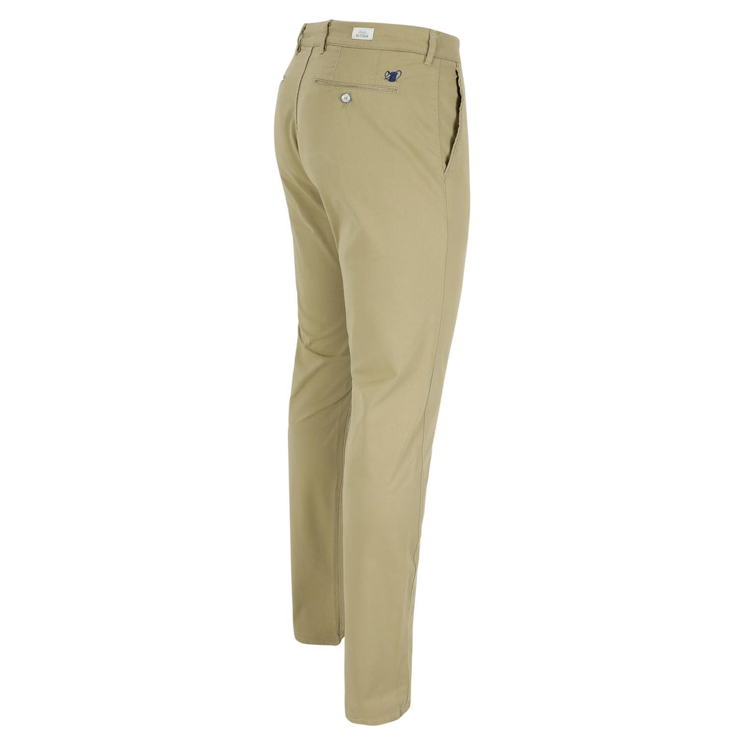 Atelier Noterman chino-59% katoen, 38% lyocell, 3% elasthaan-HEREN BROEKEN-Beige