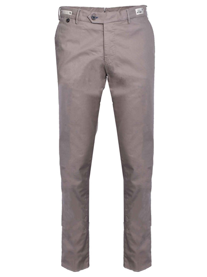Atelier Noterman chino-96% katoen, 4% elasthaan-HEREN BROEKEN-Beige
