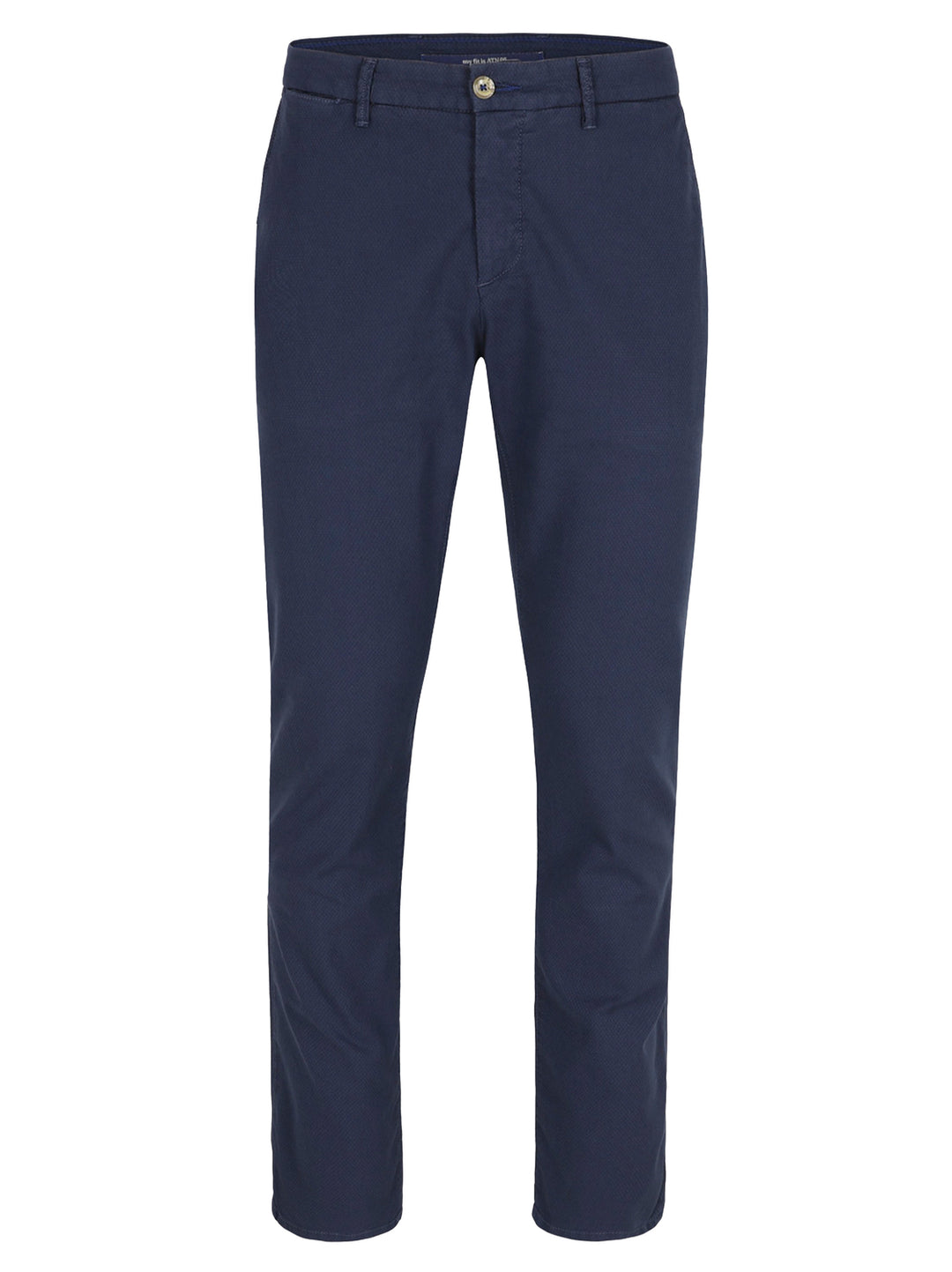 Atelier Noterman Chino ATN05 – Blauw -98% katoen, 2% elastaan-HEREN BROEKEN-Blauw